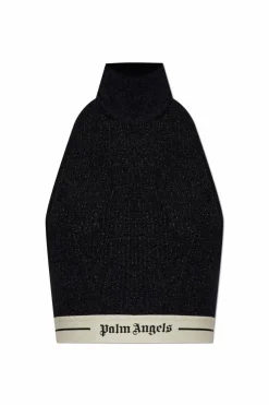 Palm Angels CZARNY Top ze stójką