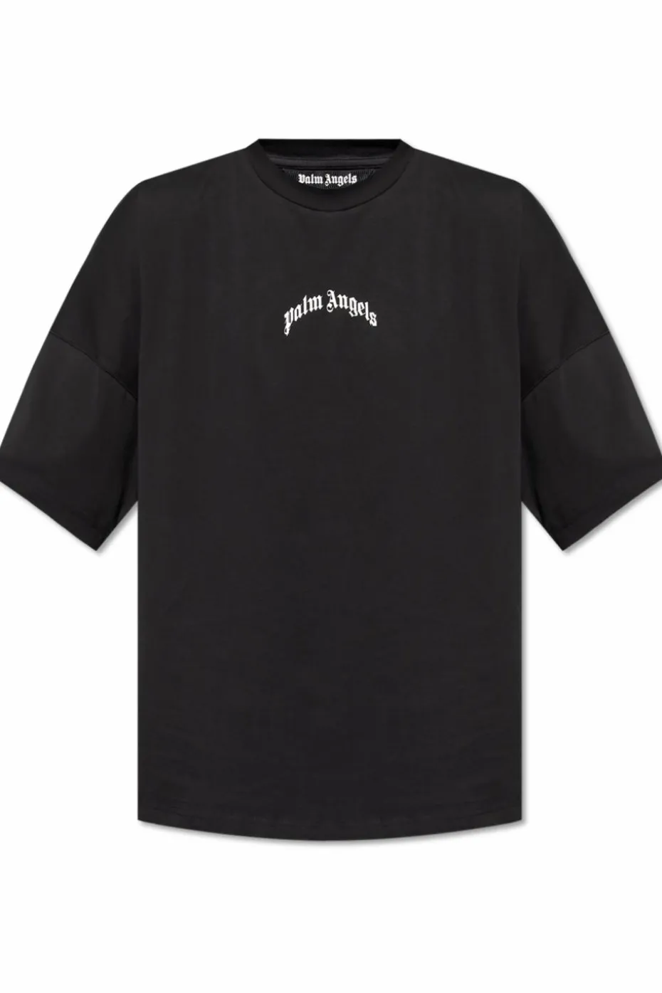 Palm Angels CZARNY T-shirt z logo