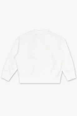 Palm Angels Kids BIAŁY Bluza z motywem misia