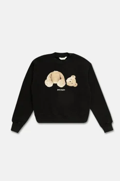 Palm Angels Kids CZARNY Bluza z nadrukiem
