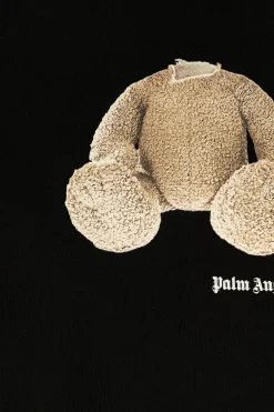 Palm Angels Kids CZARNY Bluza z nadrukiem