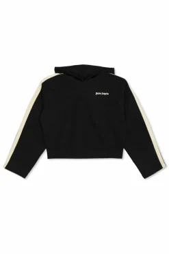Palm Angels Kids CZARNY Bluza z kapturem