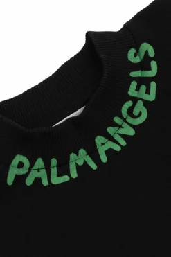 Palm Angels Kids CZARNY Bluza z nadrukowanym logo