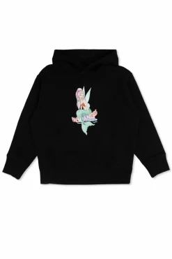 Palm Angels Kids CZARNY Bluza z nadrukiem