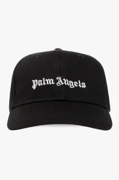 Palm Angels Kids CZARNY Czapka z daszkiem