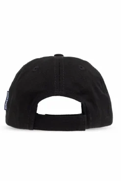 Palm Angels Kids CZARNY Czapka z daszkiem