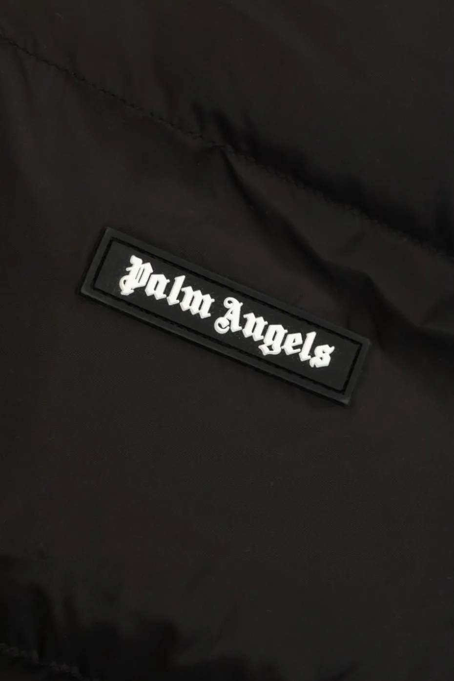Palm Angels Kids CZARNY Ocieplana kurtka