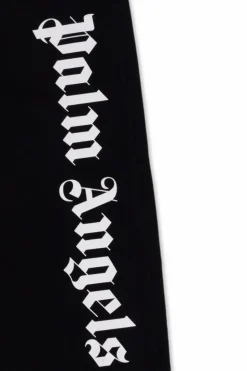 Palm Angels Kids CZARNY Spodnie dresowe z logo