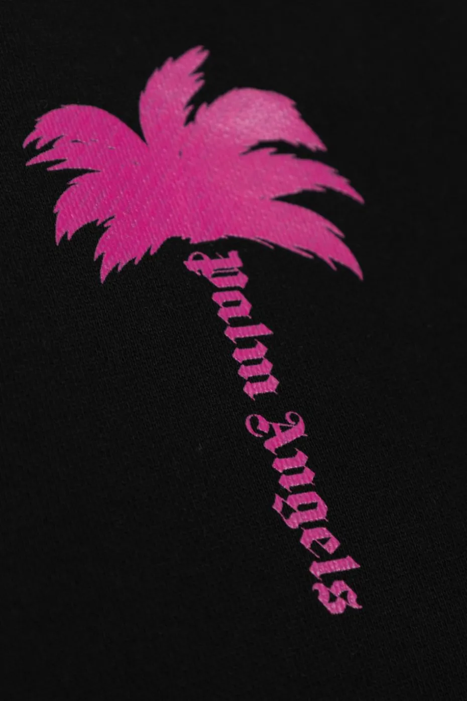Palm Angels Kids CZARNY Spodnie dresowe z nadrukowanym logo