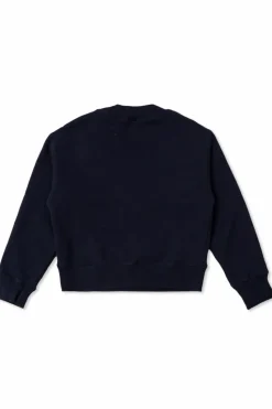 Palm Angels Kids GRANATOWY Bluza z nadrukiem