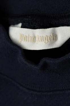 Palm Angels Kids GRANATOWY Bluza z nadrukiem