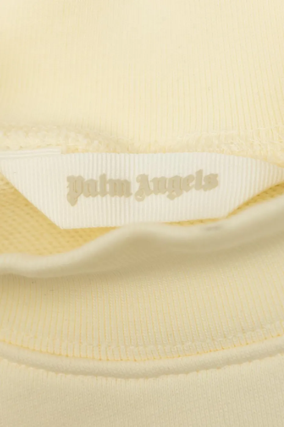 Palm Angels Kids kremowy Bluza z nadrukiem