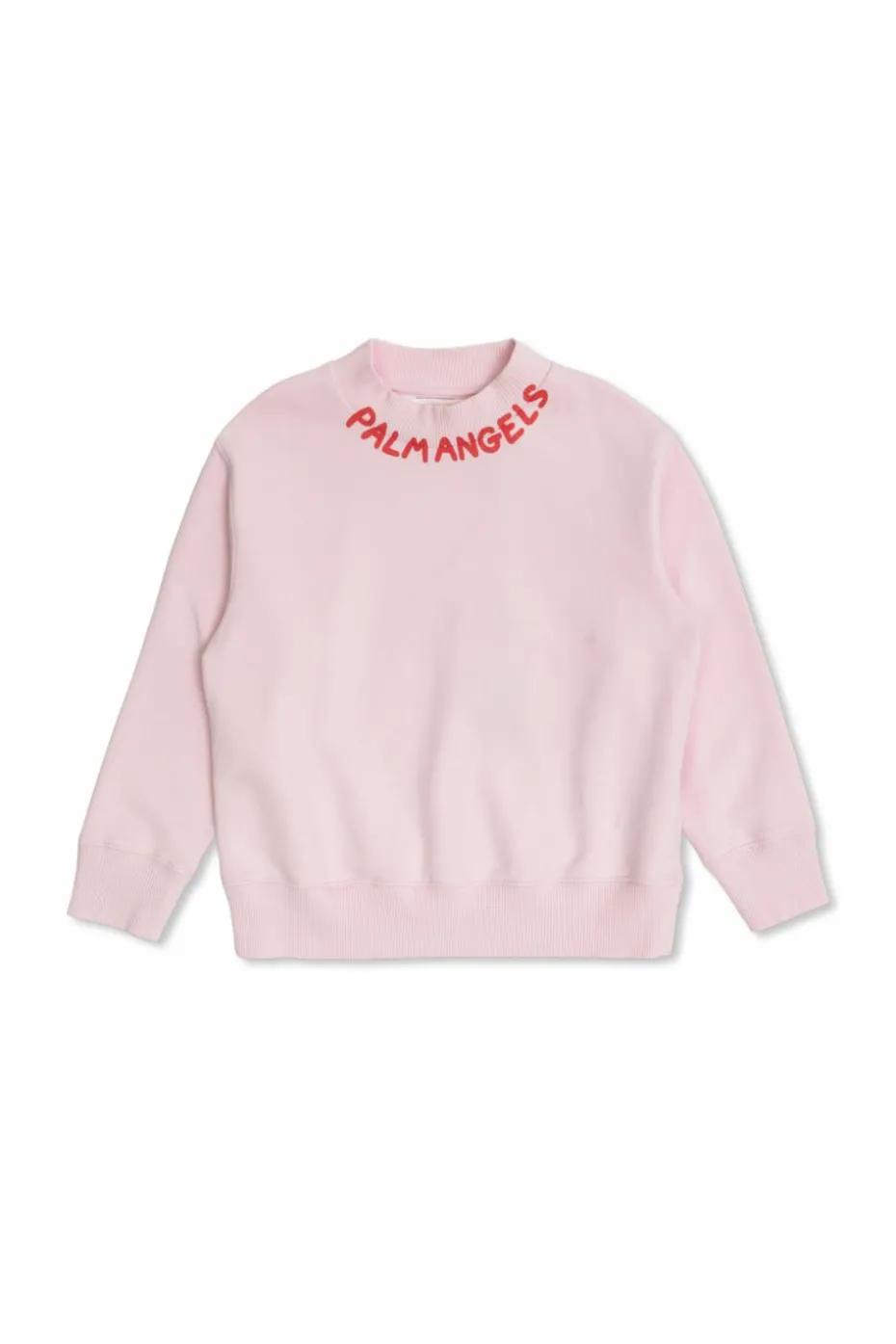 Palm Angels Kids RÓŻOWY Bluza z nadrukowanym logo
