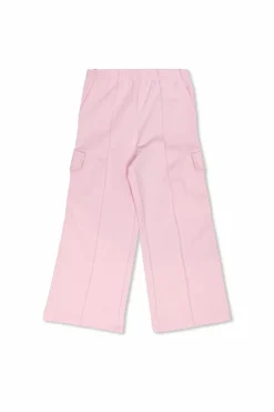 Palm Angels Kids RÓŻOWY Spodnie z logo