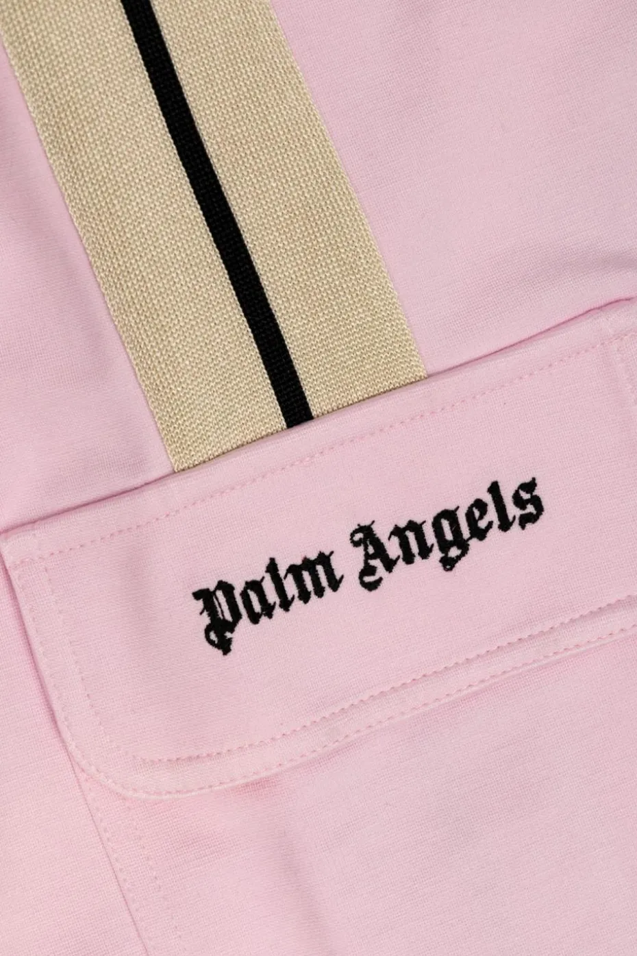 Palm Angels Kids RÓŻOWY Spodnie z logo