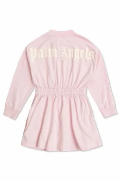 Palm Angels Kids RÓŻOWY Sukienka ze ściągaczem