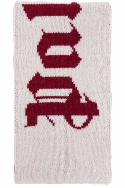 Palm Angels Kids RÓŻOWY Szal z logo