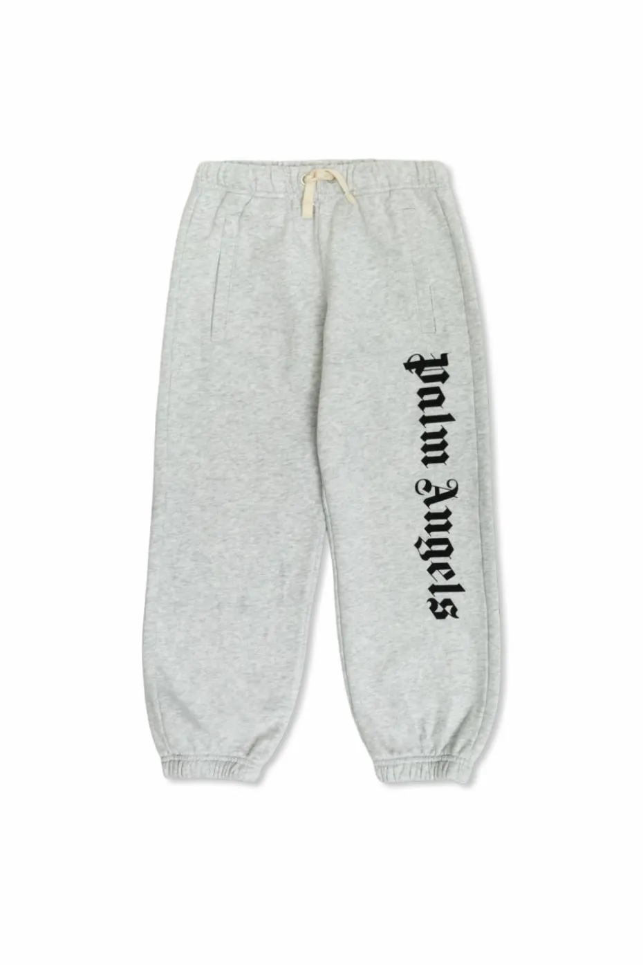 Palm Angels Kids SZARY Spodnie dresowe z nadrukowanym logo
