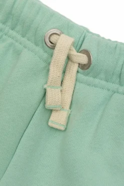 Palm Angels Kids ZIELONY Bawełniane szorty z logo