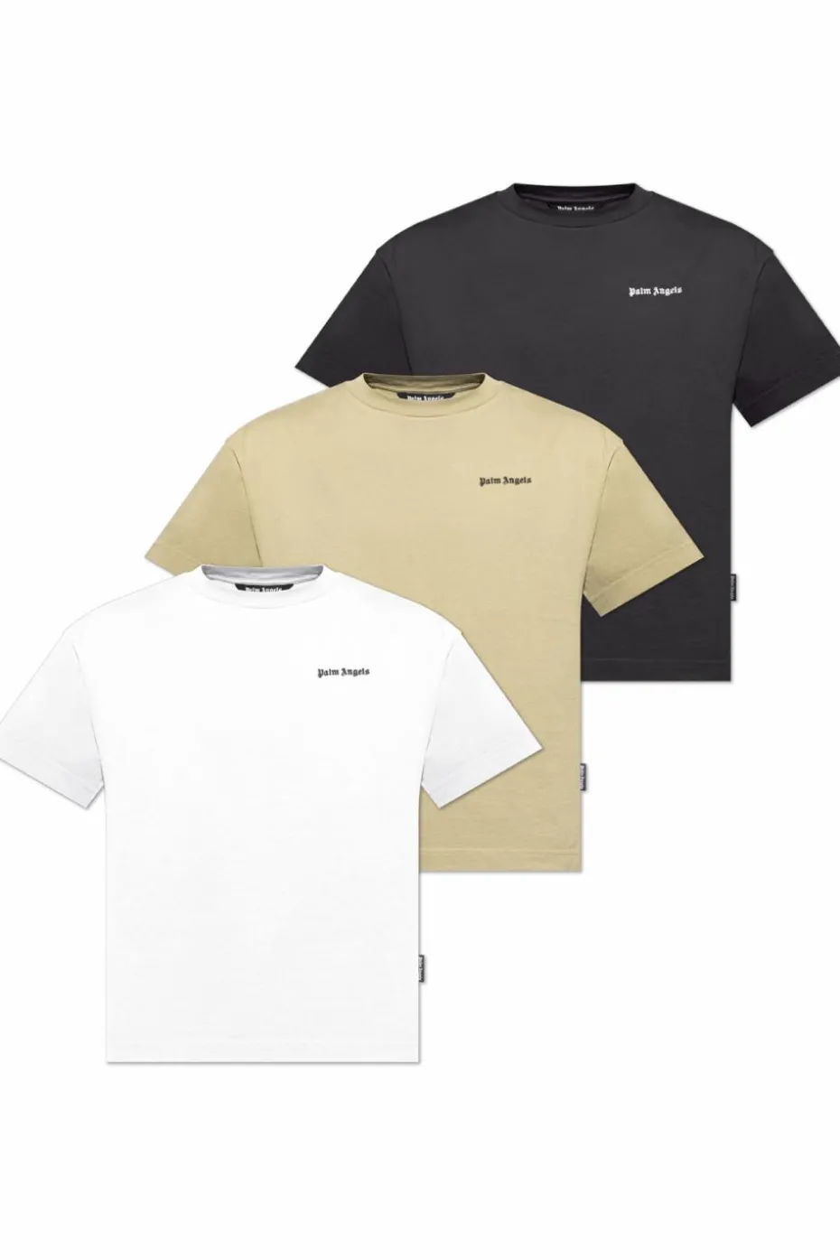 Palm Angels MULTIKOLOR Trójpak t-shirtów