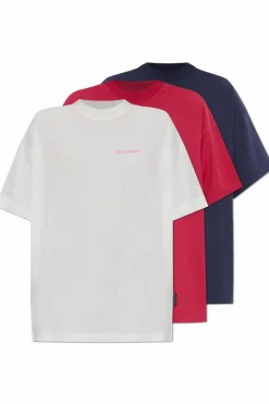Palm Angels MULTIKOLOR Trójpak t-shirtów