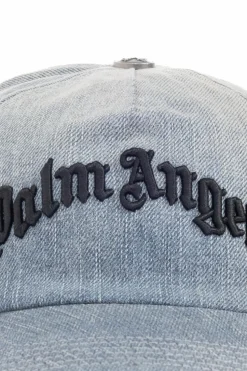 Palm Angels NIEBIESKI Czapka z daszkiem