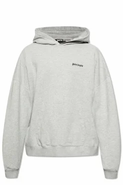 Palm Angels SZARY Bluza z kapturem