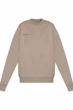 Pangaia beżowy Bluza z logo