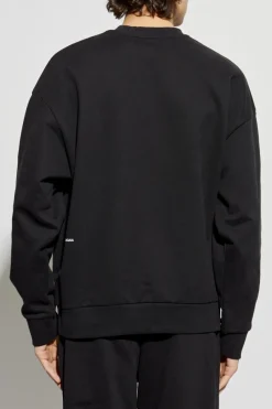 Pangaia CZARNY Bluza z logo