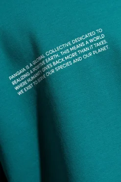 Pangaia ZIELONY T-shirt z nadrukiem