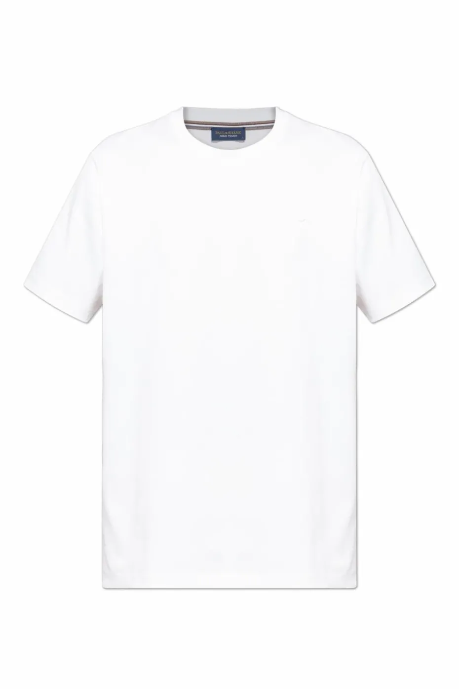 Paul & Shark BIAŁY T-shirt z wyszytym logo