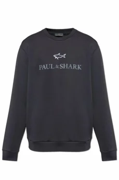 Paul & Shark CZARNY Bluza z logo
