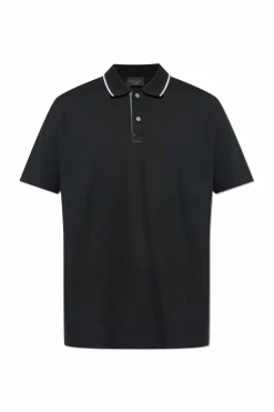 Paul & Shark CZARNY Polo z naszywką z logo