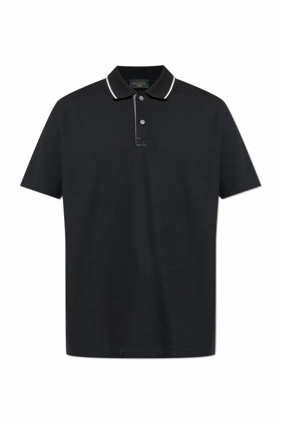 Paul & Shark CZARNY Polo z naszywką z logo