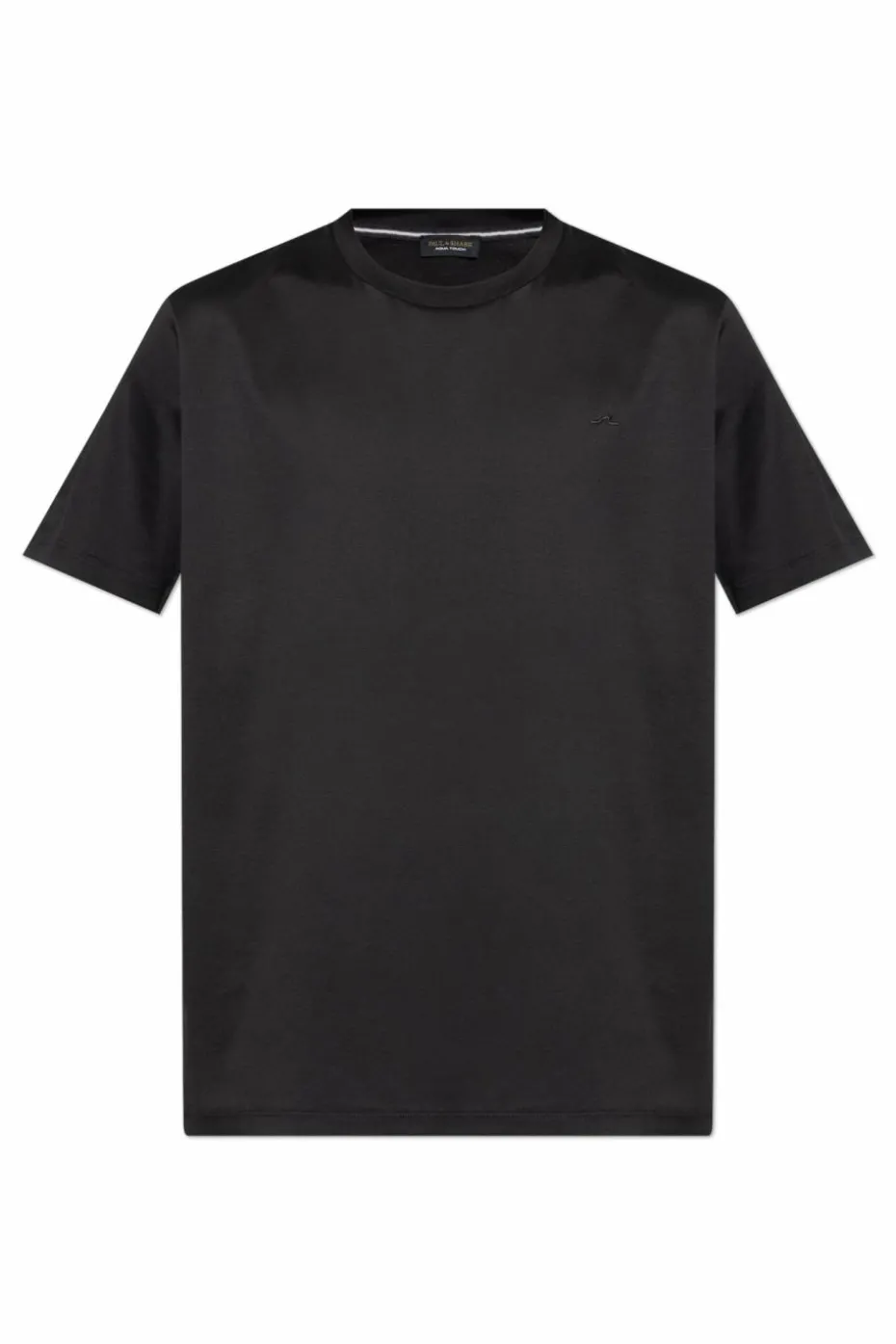 Paul & Shark CZARNY T-shirt z wyszytym logo