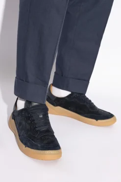 Paul & Shark GRANATOWY Zamszowe buty sportowe