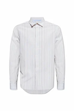 Paul Smith BIAŁY Koszula ze wzorem w prążki