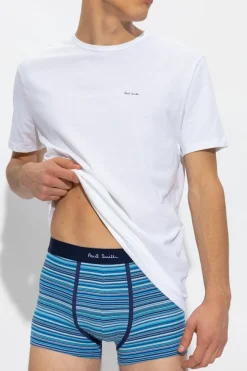 Paul Smith BIAŁY Trójpak t-shirtów z logo