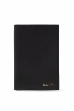 Paul Smith CZARNY Składane etui na karty