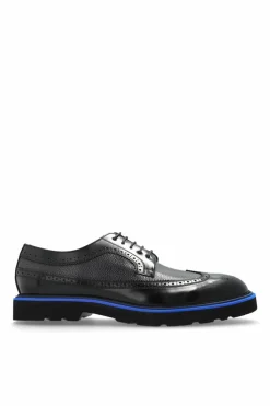 Paul Smith CZARNY Skórzane buty