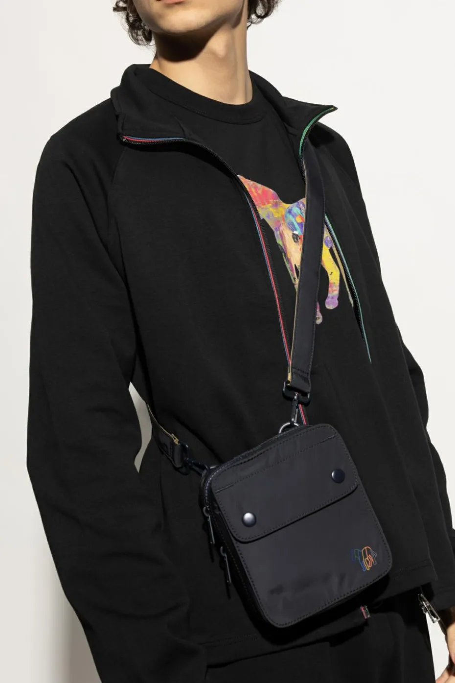 Paul Smith CZARNY Torba na ramię