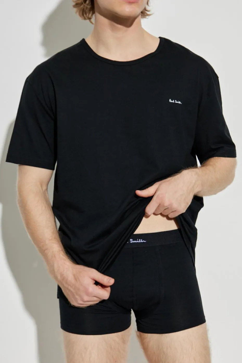 Paul Smith CZARNY Trójpak t-shirtów