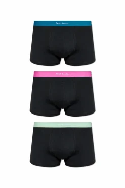 Paul Smith CZARNY Trójpak bokserek z logo