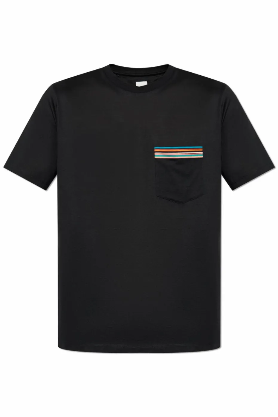 Paul Smith CZARNY T-shirt z kieszenią