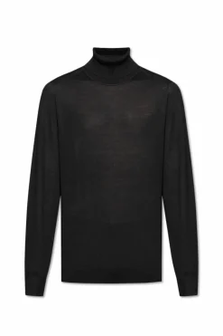 Paul Smith CZARNY Wełniany golf