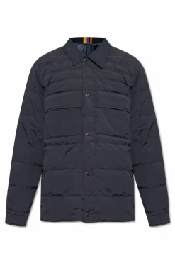 Paul Smith GRANATOWY Kurtka puchowa
