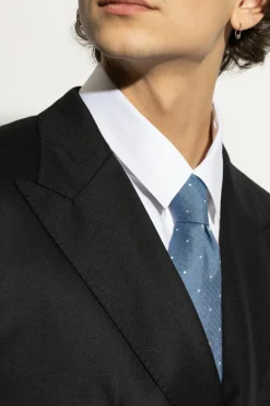 Paul Smith NIEBIESKI Krawat ze wzorem w kropki