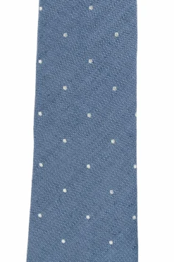 Paul Smith NIEBIESKI Krawat ze wzorem w kropki