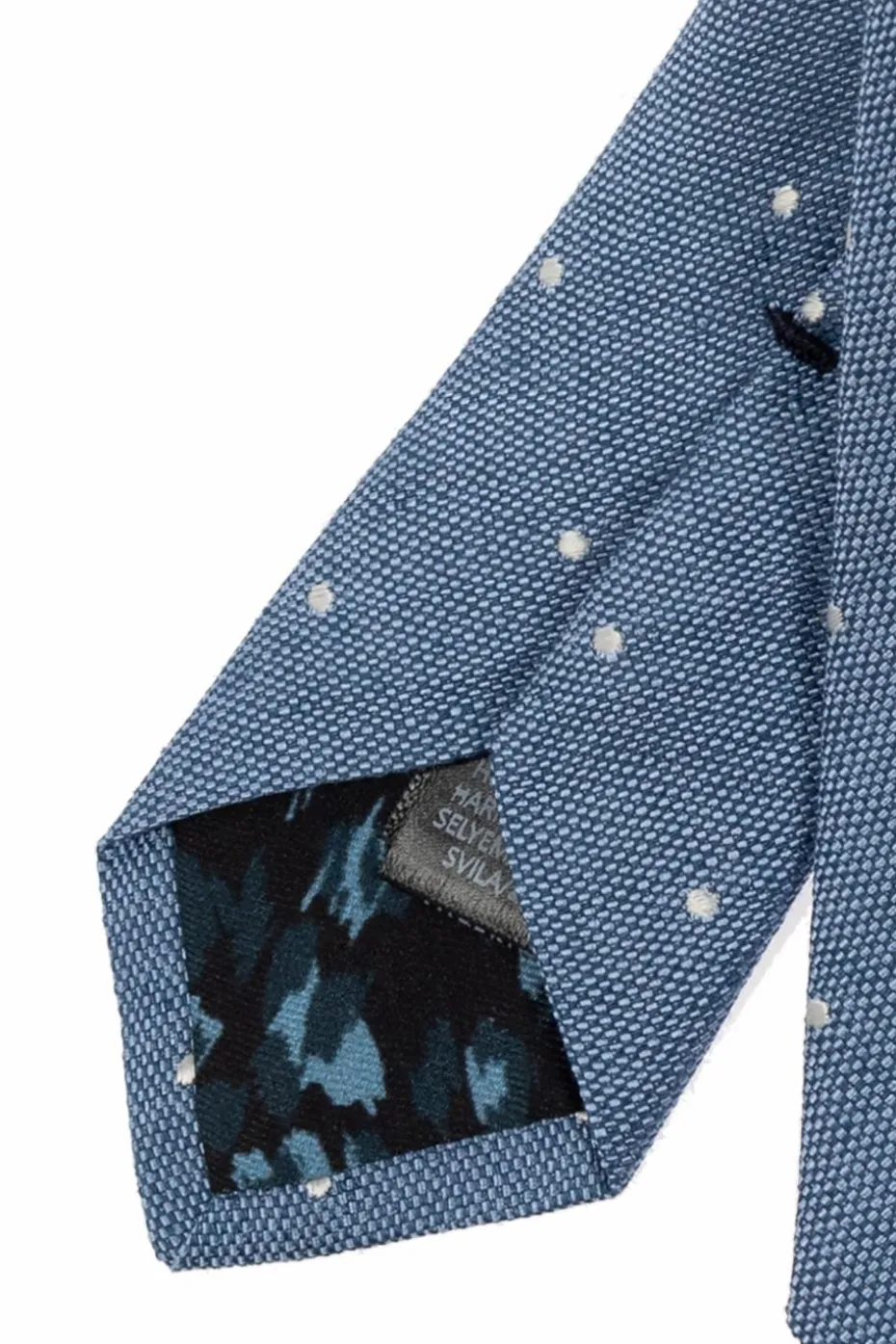 Paul Smith NIEBIESKI Krawat ze wzorem w kropki