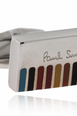 Paul Smith SREBRNY Spinki do mankietów